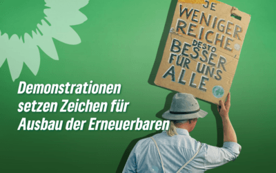 Demonstrationen setzen Zeichen für Ausbau der Erneuerbaren