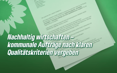 Antrag: Nachhaltiges Wirtschaften