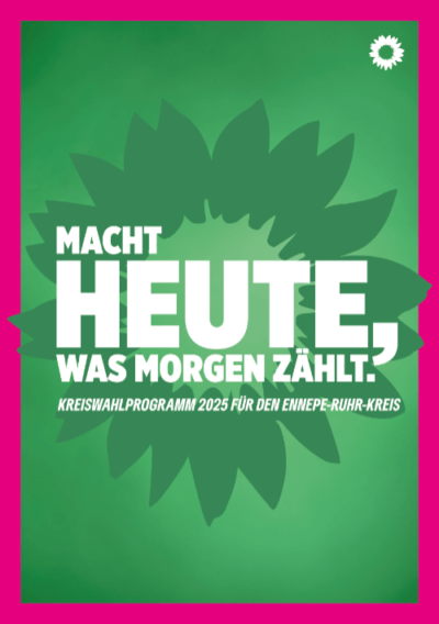 Kreiswahlprogramm zur Kommunalwahl 2025 - Titelseite. Ein Klick auf das Bild öffnet das Wahlprogramm im neuen Fenster.